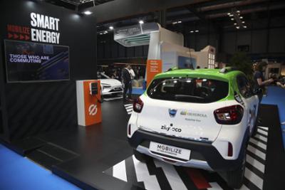 parte trasera smart energy en estand