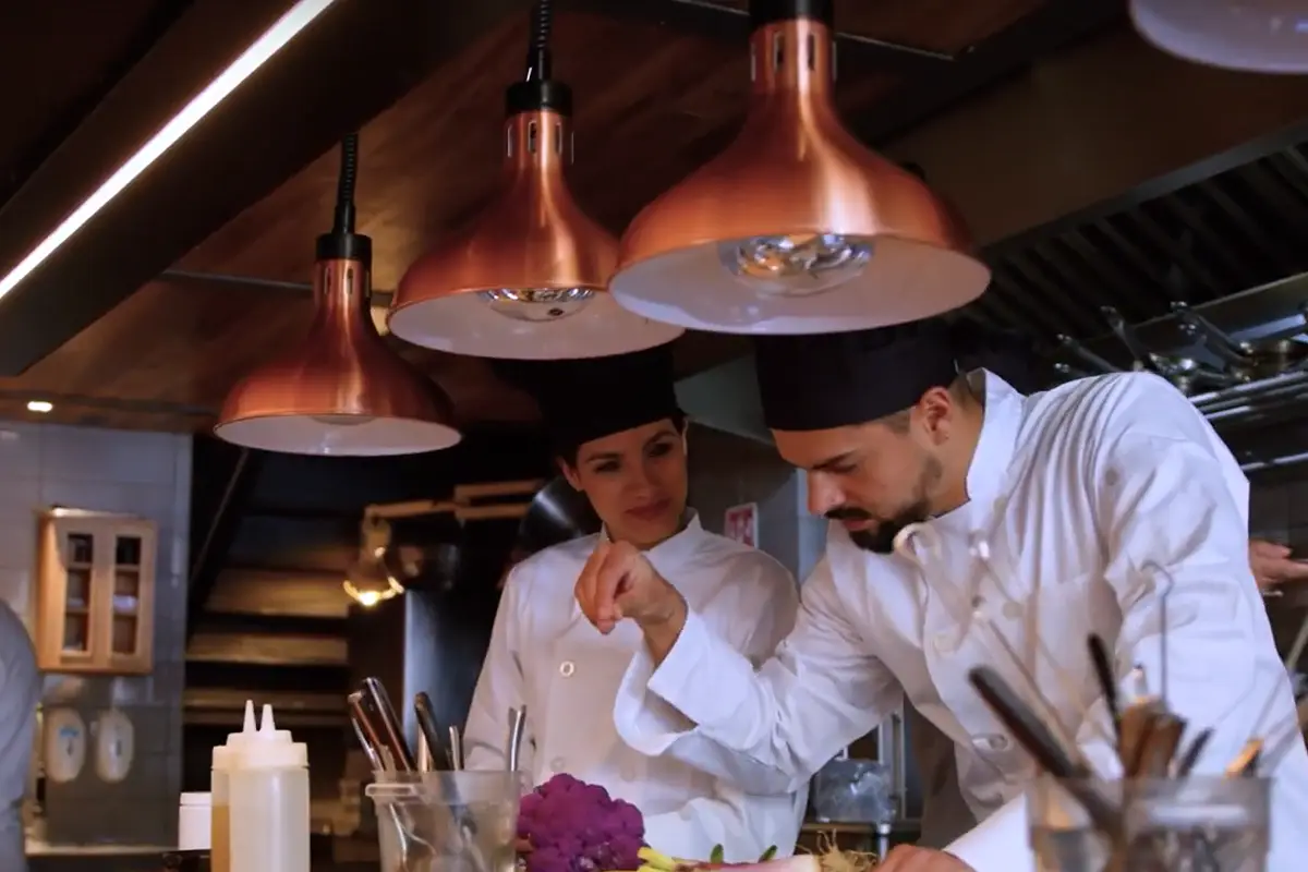 Cooks in a restaurant