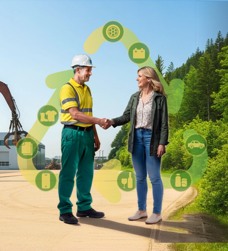 dos personas dándose la mano srr