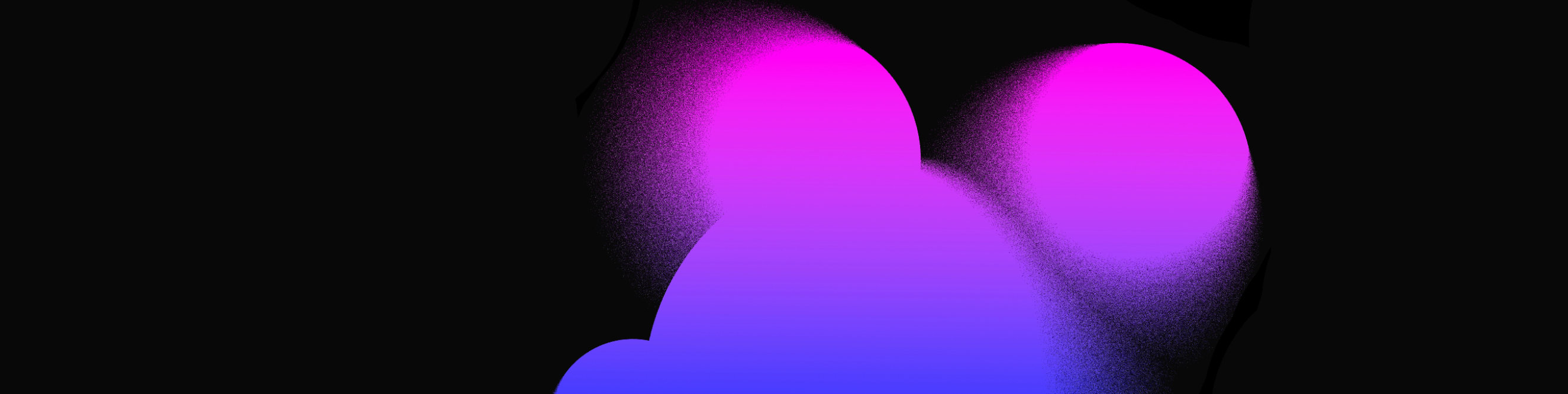 imagen de madrid fusión en colores morado y rosa con el texto sobre fondo negro