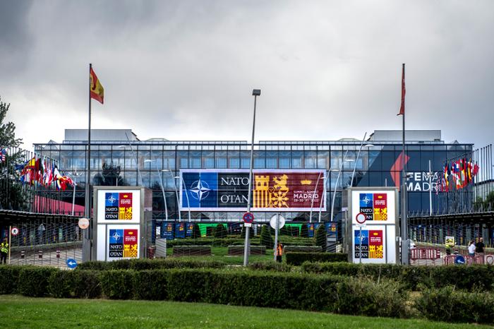 Entrada a IFEMA MADRID en la cumbre de la OTAN