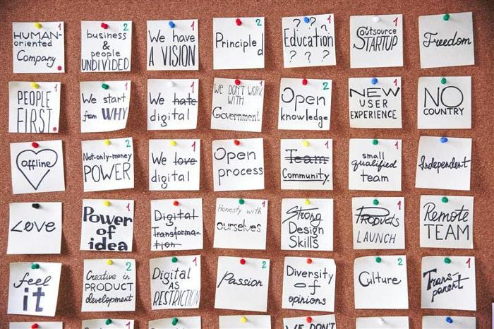 Planificación con vision board y calendario