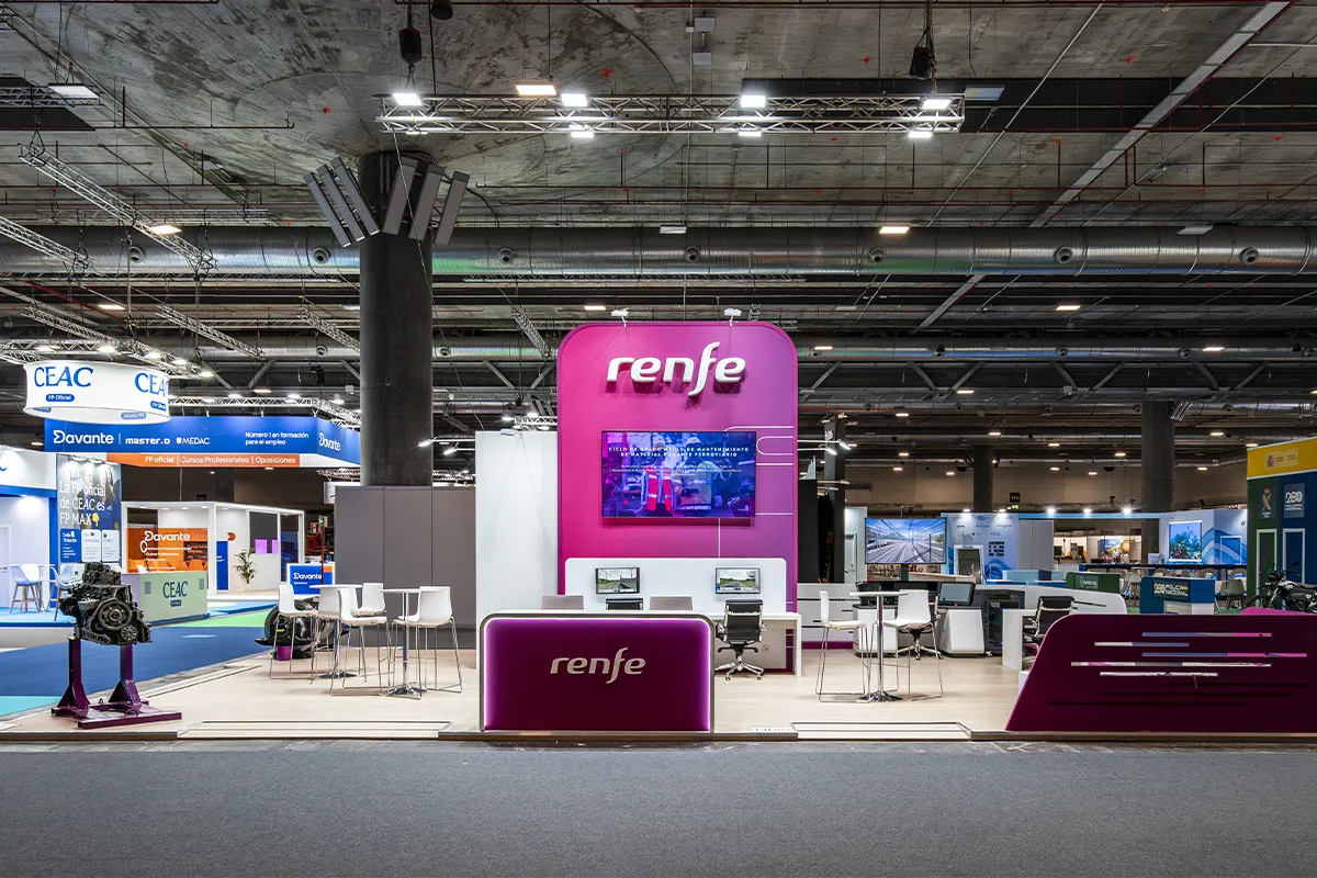 RENFE's booth