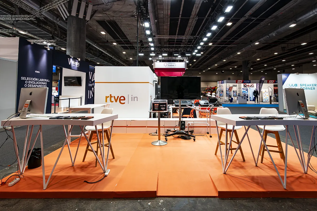 RENFE's booth