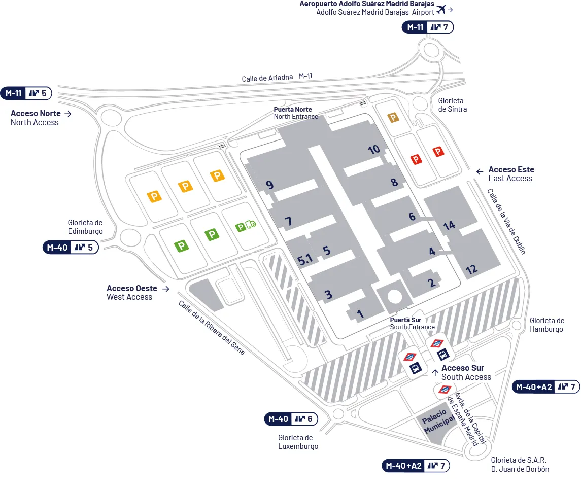 Acceso a IFEMA MADRID