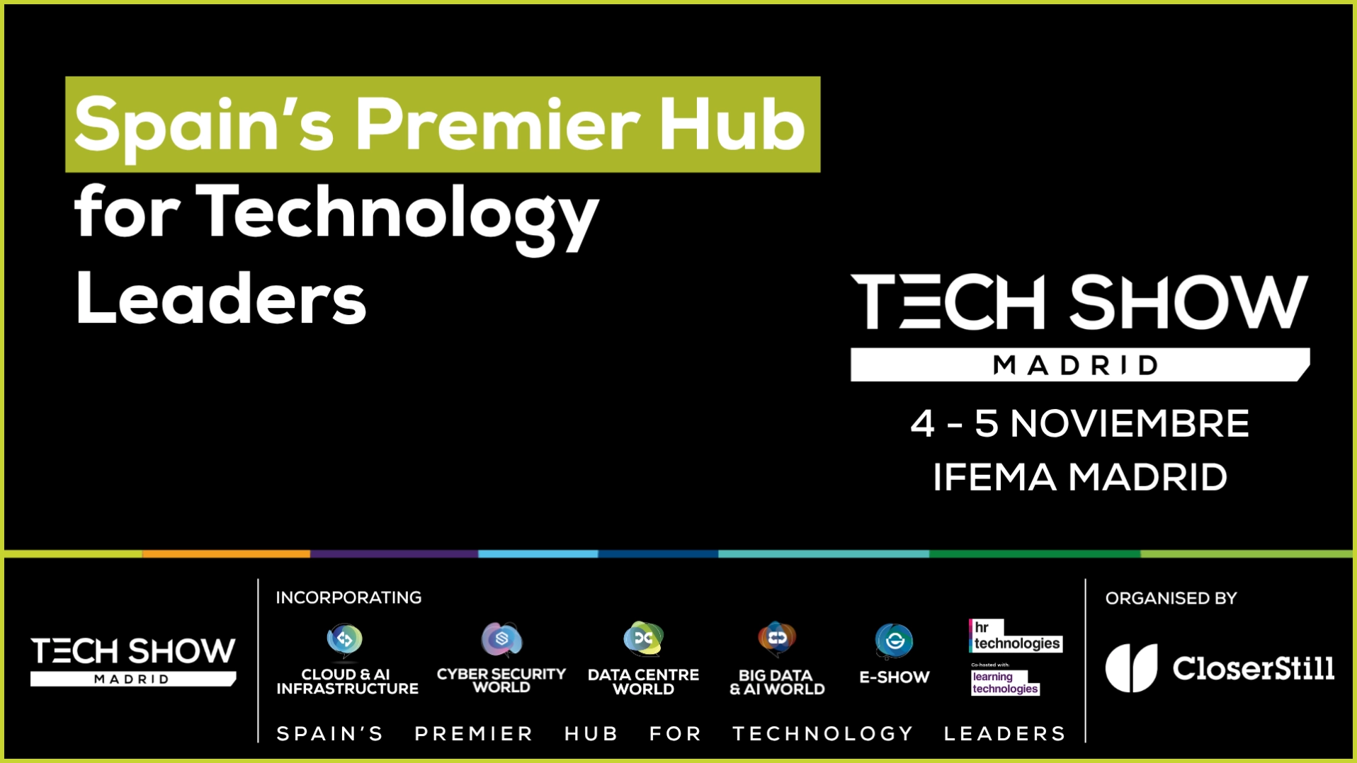 Conferencia en Madrid Tech Show