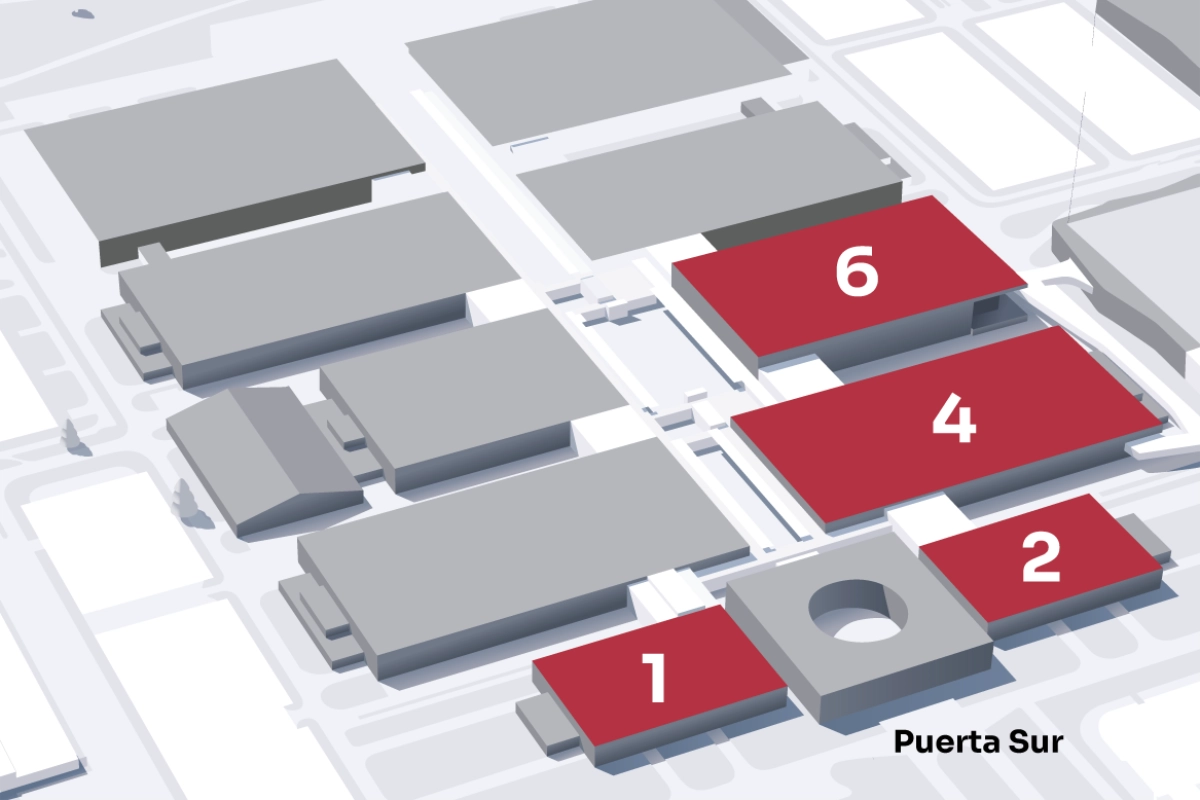conferencia en stand de advanced manufacturing