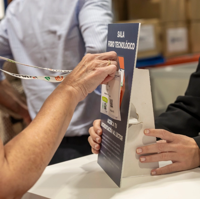 Dibujo de mano con una acreditación