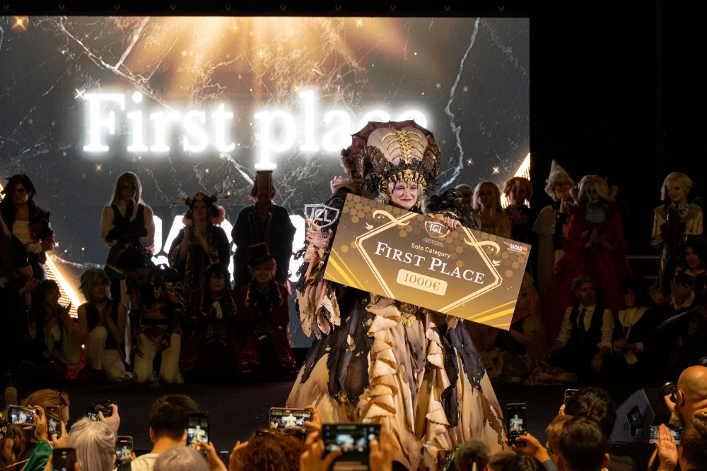 Ganadora concurso cosplay en la Japan Weekend Madrid