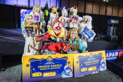 Ganadores del concurso de cosplay