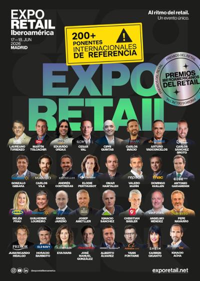 Gente que va a hablar en Exporetail Iberoamérica
