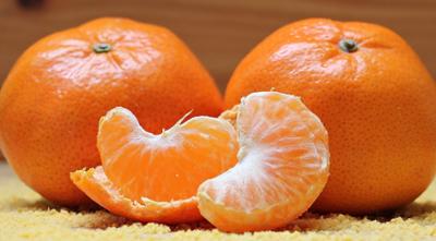 Mandarinas y naranjas vitamina c