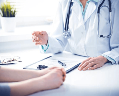 Médico y paciente