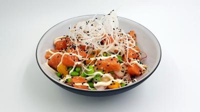 Poke bowl de salmón