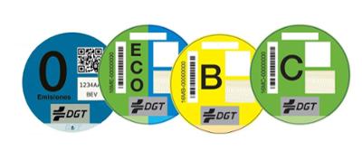 Qué significan las etiquetas ambientales de la DGT