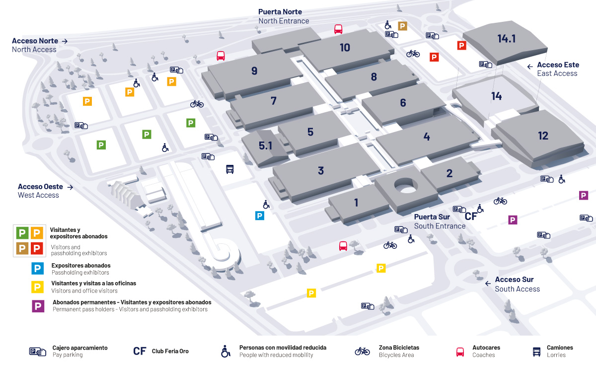 Ifema Parking map