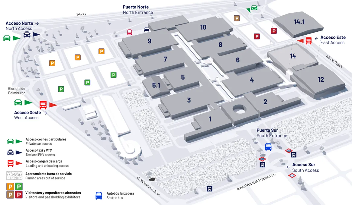 Plano Parking Ifema