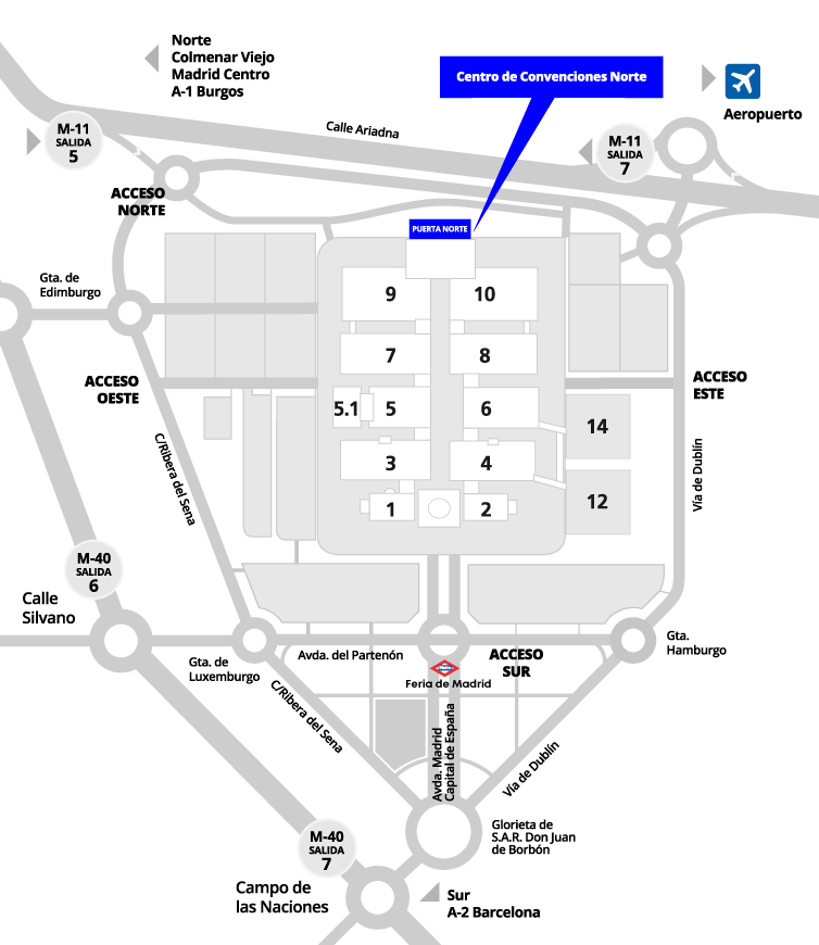 Plano Centro de convenciones norte