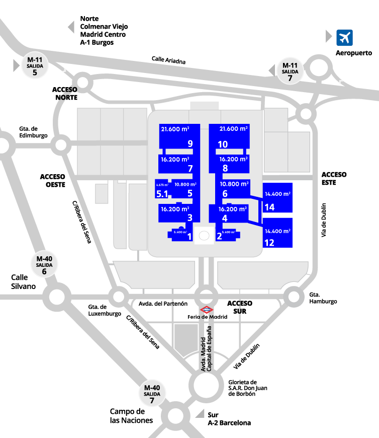 Hall rooms map