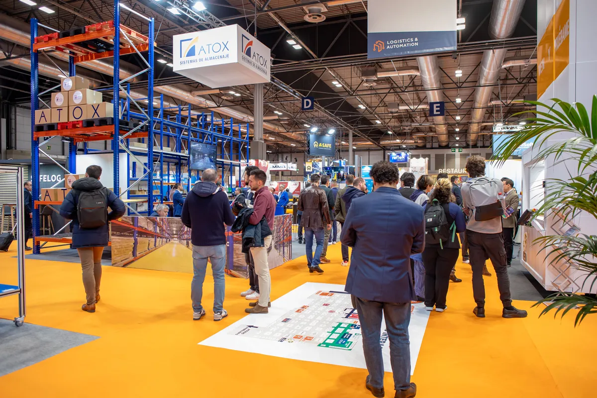 pabellón de la feria logistics and automation