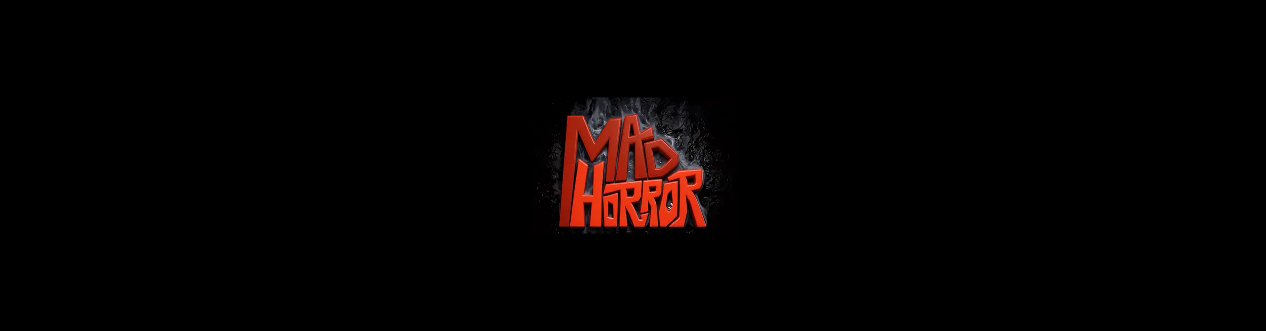 Vídeo animación logo MADHORROR para herobanner