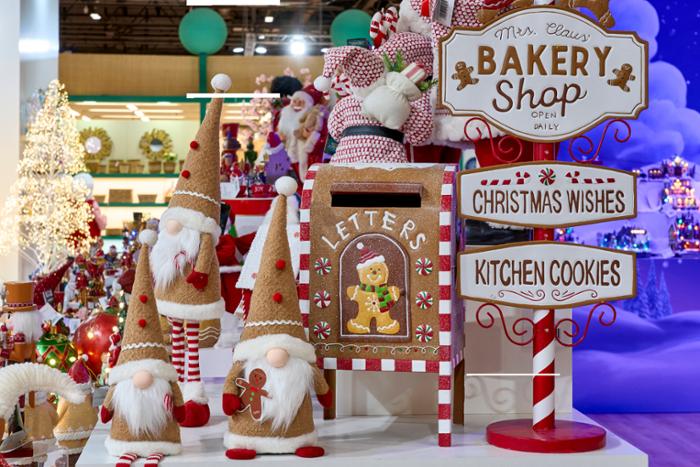 Muestra de decoración de navidad en Intergift.