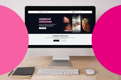 Pantalla de ordenador muestra la web de Intersicop