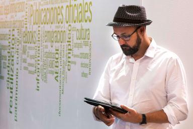 primer plano de visitante de Liber