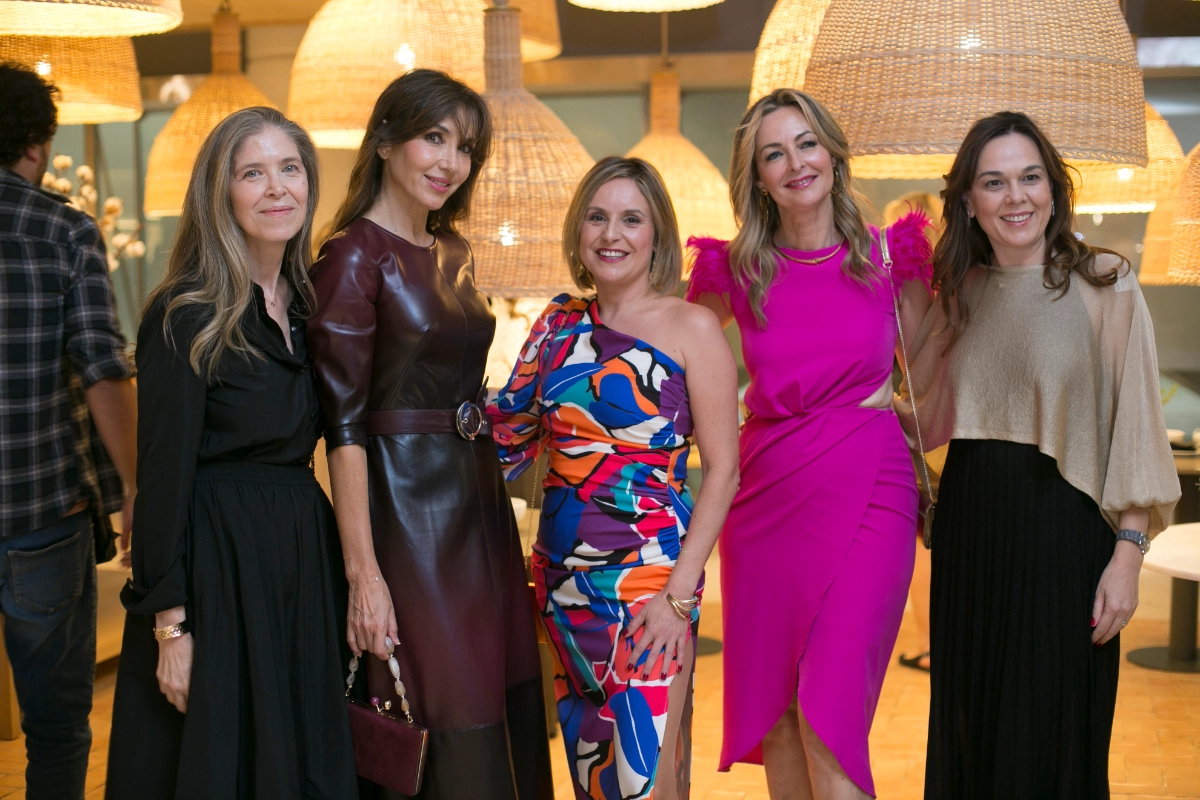 Asistentes a la noche de la belleza en LOOK posando