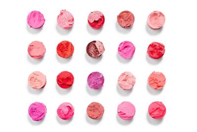 Paleta de colores.Cosmética de Color Uñas