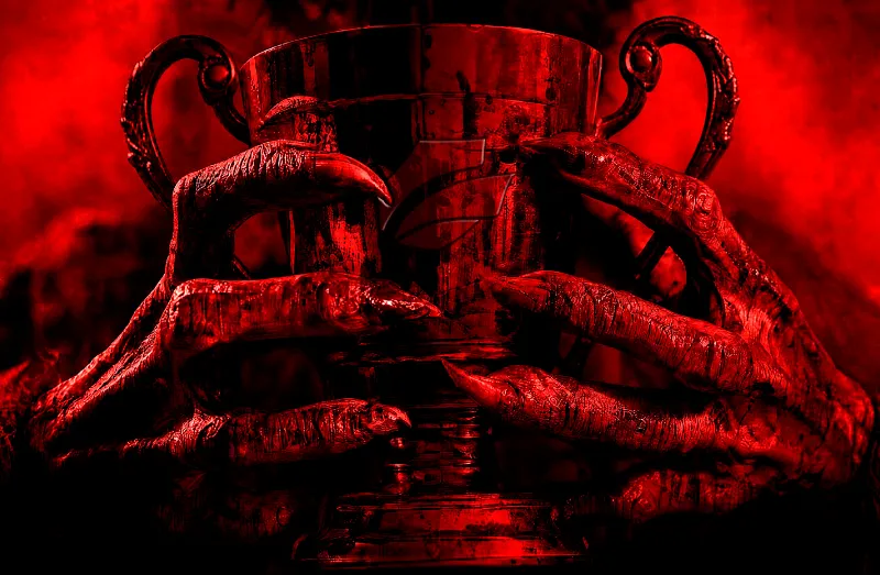 Hands holding a goblet