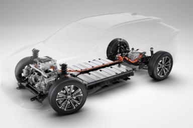 Plataforma eléctrica de un vehículo