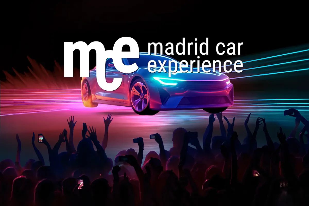 presentación de coche en escenario