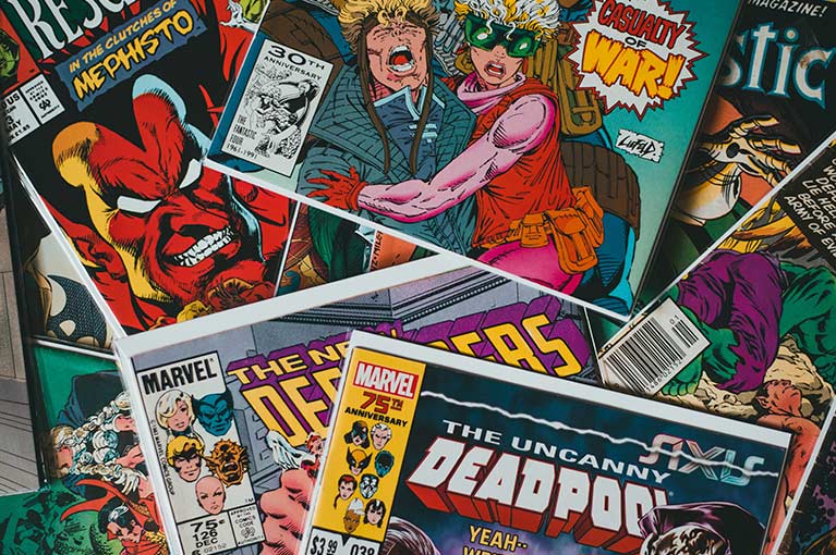 Diversas portadas de comics