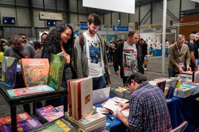 aspecto parcial stand madrid comic