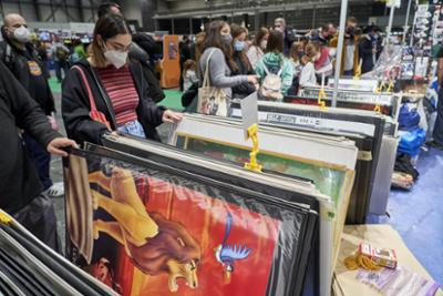 Foto con vista parcial de Madrid Cómic Pop Up 2021