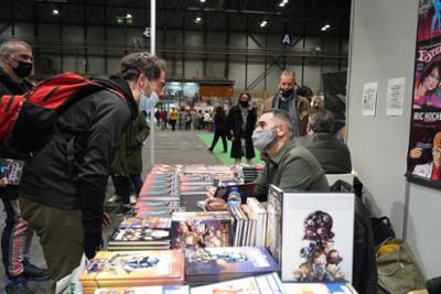 Vista parcial de la última edición de la feria del Cómic
