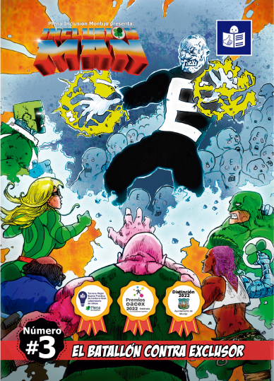 Portada Cómic y discapacidad. Inclusion Man.