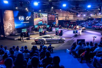 Competición de juegos de carreras.