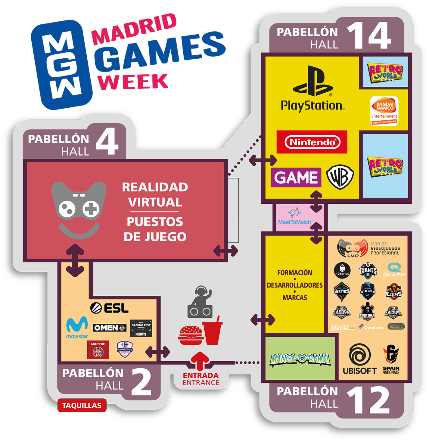Feria del videojuego Madrid Games Week 2019. Parte 2. eSports, RV, marcas, juegos y mucho más.