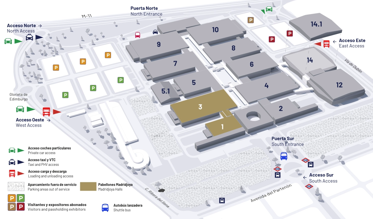 Plano Parking Ifema