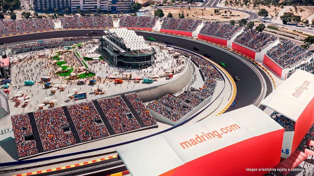 Render chicane in MADRING