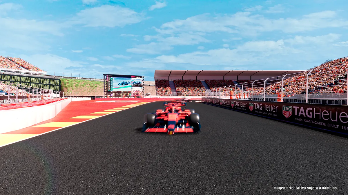 Render curvas enlazadas in MADRING
