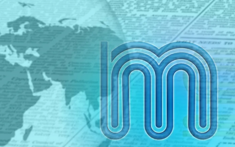 Mobile news header