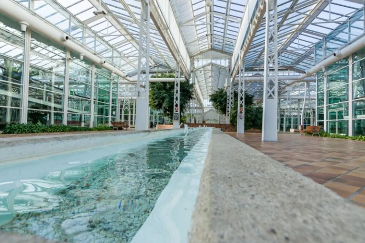 Invernadero del Palacio de Cristal de Arganzuela, sede de Mercedes-Benz Fashion Week Madrid