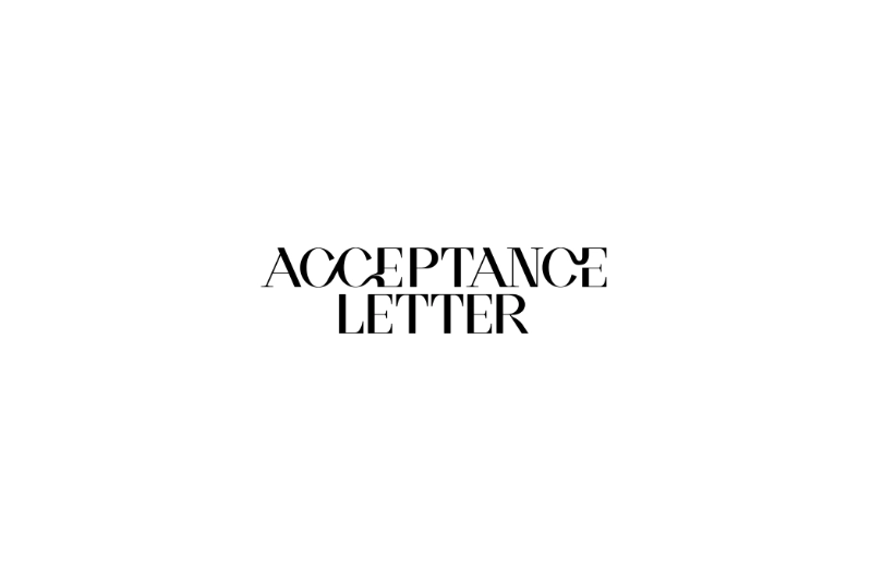 Logo ACCEPTANCE LETTER en Mercedes-Benz Fashion Week Madrid