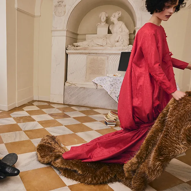 Models from the Community of Madrid at Cibelespacio during Mercedes-Benz Fashion Week Madrid