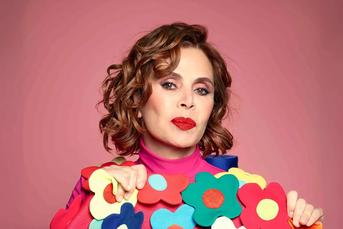 Agatha Ruiz de la Prada at Mercedes-Benz Fashion Week Madrid