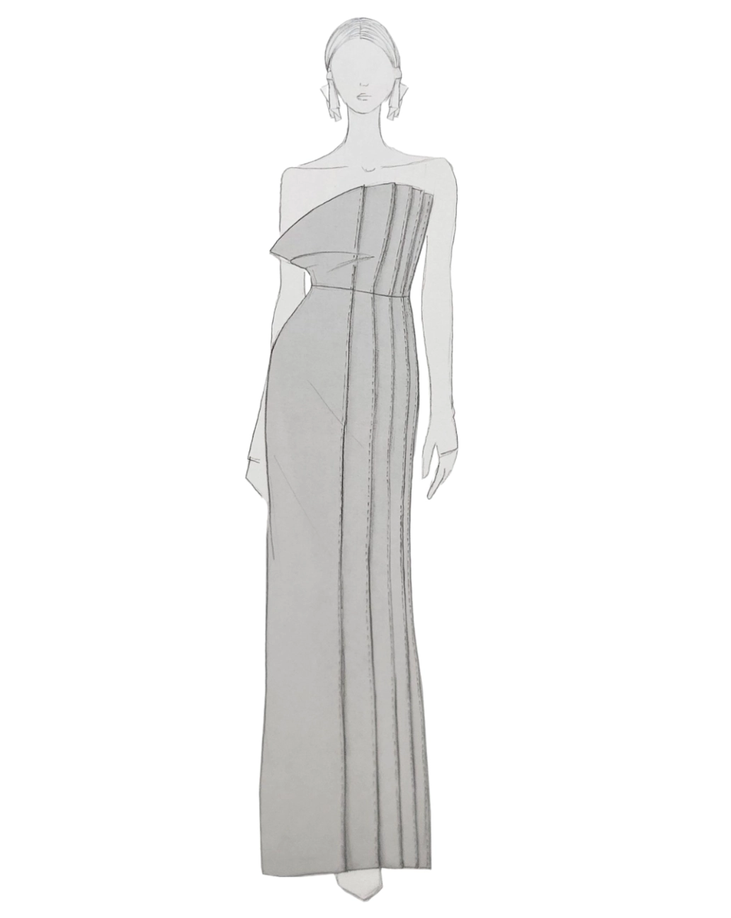 Draft of the Simorra collection at Mercedes-Benz Fashion Week Madrid.