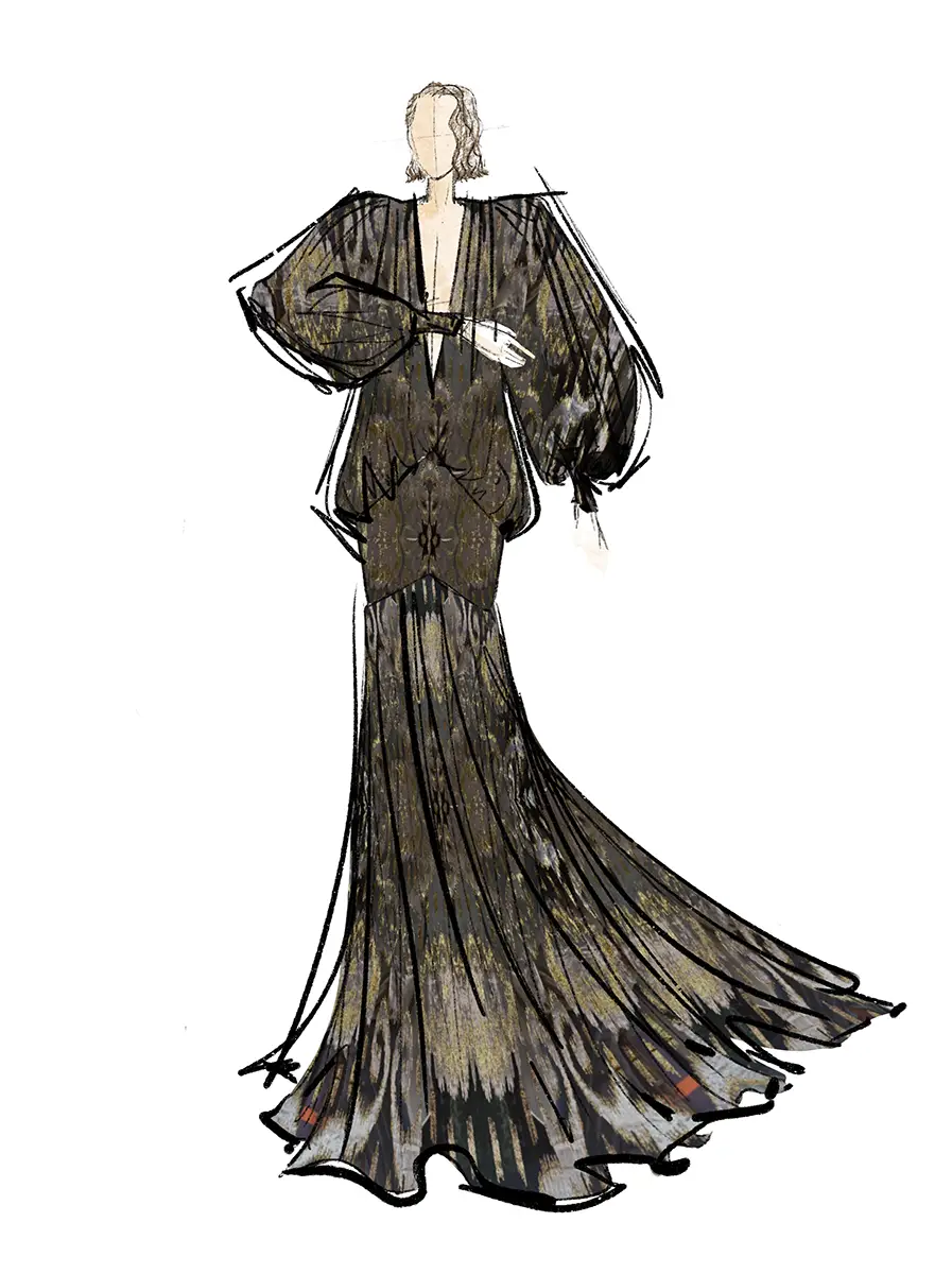 Odette Álvarez collection at Mercedes-Benz Fashion Week Madrid